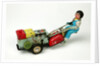 Clockwork toy plough by Unknown