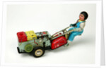 Clockwork toy plough by Unknown