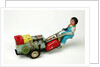 Clockwork toy plough by Unknown