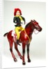 Clockwork horse and cowgirl rider by Quercetti