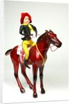 Clockwork horse and cowgirl rider by Quercetti