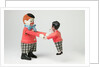Clockwork dancing clowns by Schuco