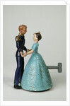 Cinderella and Prince Charming clockwork dolls by Wells Brimtoy