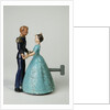 Cinderella and Prince Charming clockwork dolls by Wells Brimtoy