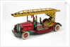Clockwork toy fire engine by Unknown