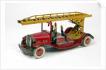 Clockwork toy fire engine by Unknown