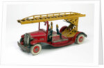 Clockwork toy fire engine by Unknown