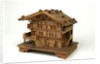 Musical box in the shape of a Swiss chalet by Unknown