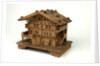 Musical box in the shape of a Swiss chalet by Unknown