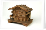 Musical box in the shape of a Swiss chalet by Unknown