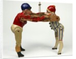 Wrestling dancing dolls by Unknown
