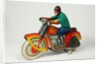 Clockwork toy motorcycle by Unknown