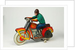 Clockwork toy motorcycle by Unknown