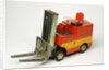 Clockwork toy fork lift truck by Unknown