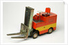 Clockwork toy fork lift truck by Unknown