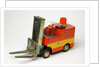 Clockwork toy fork lift truck by Unknown
