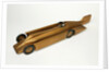 Clockwork toy racing car, Golden Arrow Racer by Kingsbury Manufacturing Co