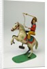 Clockwork toy horse and cowboy by Keim & Co.