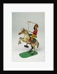 Clockwork toy horse and cowboy by Keim & Co.
