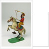 Clockwork toy horse and cowboy by Keim & Co.
