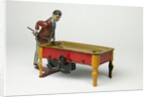 Clockwork toy billiard table by Unknown