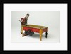 Clockwork toy billiard table by Unknown