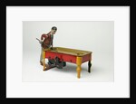 Clockwork toy billiard table by Unknown