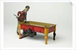 Clockwork toy billiard table by Unknown