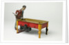 Clockwork toy billiard table by Unknown