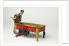 Clockwork toy billiard table by Unknown