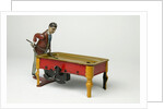 Clockwork toy billiard table by Unknown