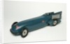 Clockwork toy racing car by Kingsbury Manufacturing Co