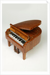 Musical box in the shape of a piano by William Sawyer