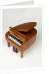 Musical box in the shape of a piano by William Sawyer