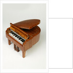Musical box in the shape of a piano by William Sawyer