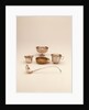 Four Wine Cups and Ladle by Unknown