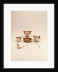 Four Wine Cups and Ladle by Unknown