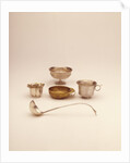Four Wine Cups and Ladle by Unknown