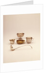 Four Wine Cups and Ladle by Unknown