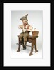 Johnny the Dunce clockwork toy by Unknown