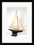 Model yacht by Unknown
