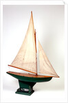 Model yacht by Unknown