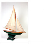 Model yacht by Unknown