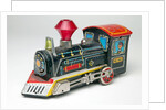 Mechanical toy train engine by Unknown