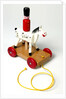 Pull along guardsman on horseback by Escor Toys