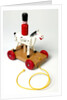 Pull along guardsman on horseback by Escor Toys