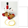 Pull along guardsman on horseback by Escor Toys