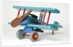 Toy aeroplane with detachable magnetic bomb by Dik Garrood