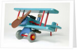 Toy aeroplane with detachable magnetic bomb by Dik Garrood