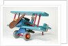 Toy aeroplane with detachable magnetic bomb by Dik Garrood